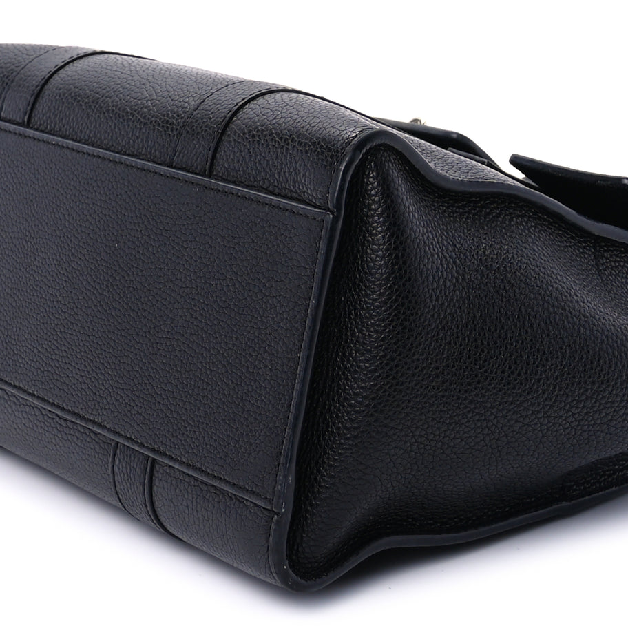 Mulberry Small Classic Grain Bayswater  Black Image 8