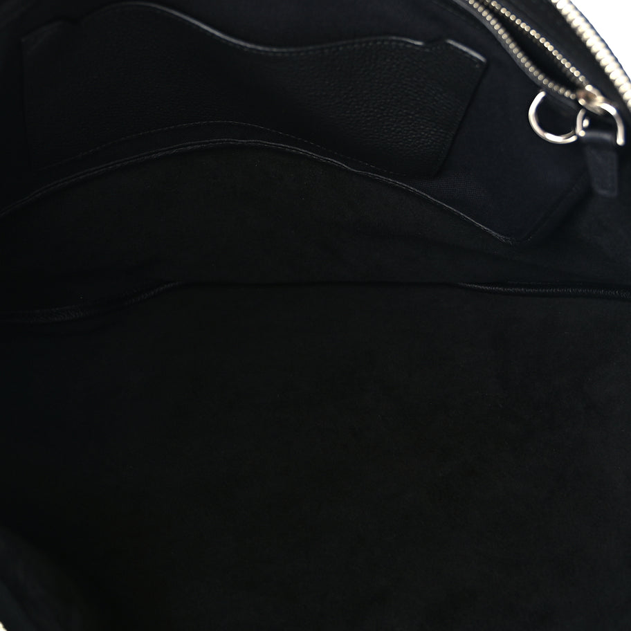 Gucci Grained Calfskin Large B Shoulder Bag Black Image 4