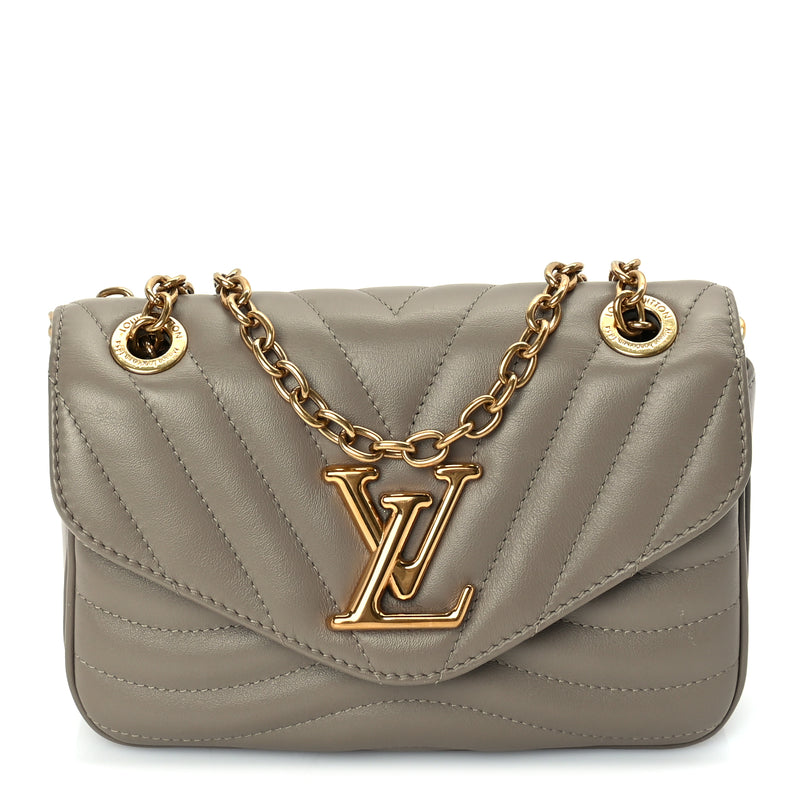  Louis Vuitton Calfskin New Wave Chain PM NM Taupe