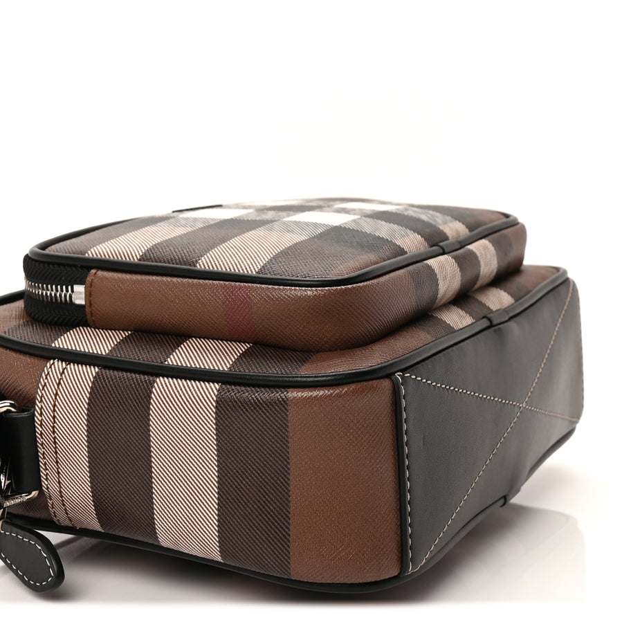 Burberry Canvas Check Paddy Messenger  Birch Brown Image 7