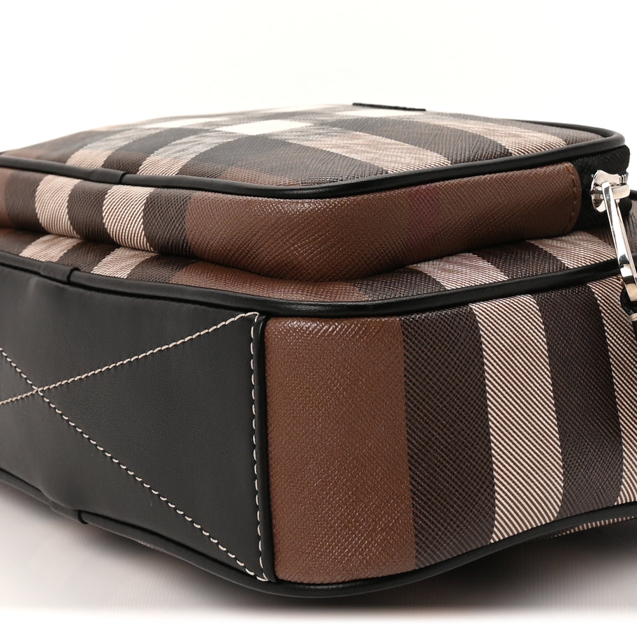 Burberry Canvas Check Paddy Messenger  Birch Brown Image 8