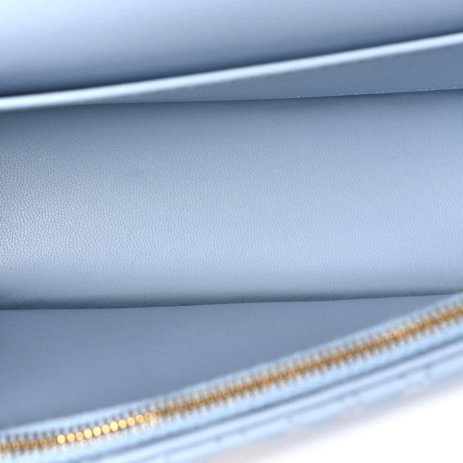 Christian Dior Calfskin Quilted All Over Miss Dior Flap  Azur Image 4