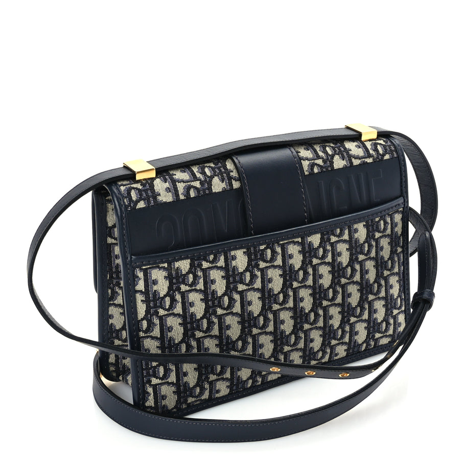 Christian Dior Oblique 30 Montaigne Flap Bag Blue Image 2