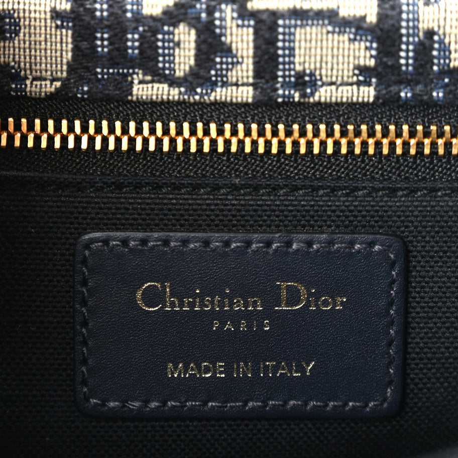 Christian Dior Oblique 30 Montaigne Flap Bag Blue Image 5