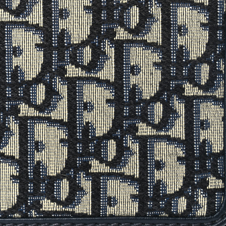 Christian Dior Oblique 30 Montaigne Flap Bag Blue Image 6