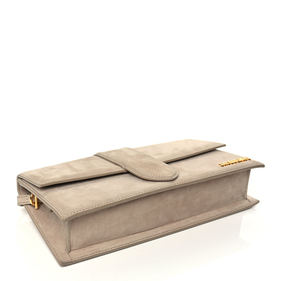 Jacquemus Suede Le Bambino Long Dark Beige Image 3