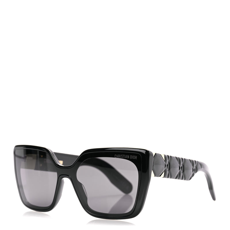  Christian Dior Acetate Cannage Lady 95.22 S21 Sunglasses Black