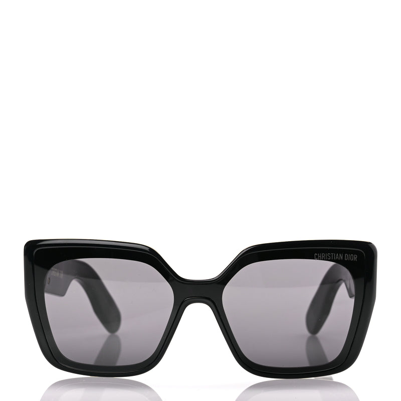  Christian Dior Acetate Cannage Lady 95.22 S21 Sunglasses Black