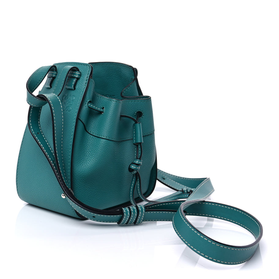 Loewe Calfskin Mini Hammock Shoulder Bag  Green Image 7