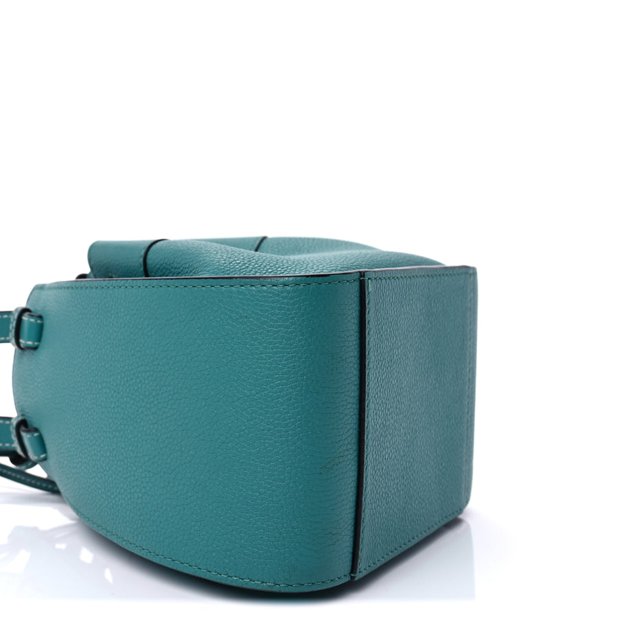 Loewe Calfskin Mini Hammock Shoulder Bag  Green Image 8