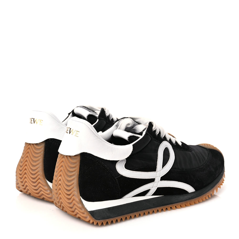 Loewe Nylon Suede Flow Runners Sneakers 40 Black Image 4