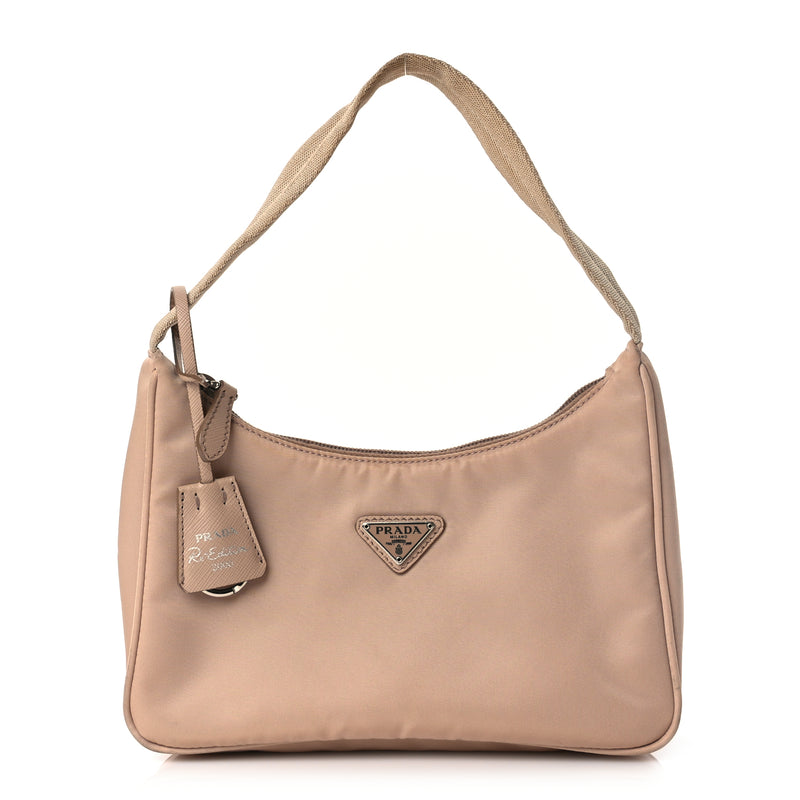  Prada Re-Nylon Saffiano Re-Edition 2000 Bag Cammeo