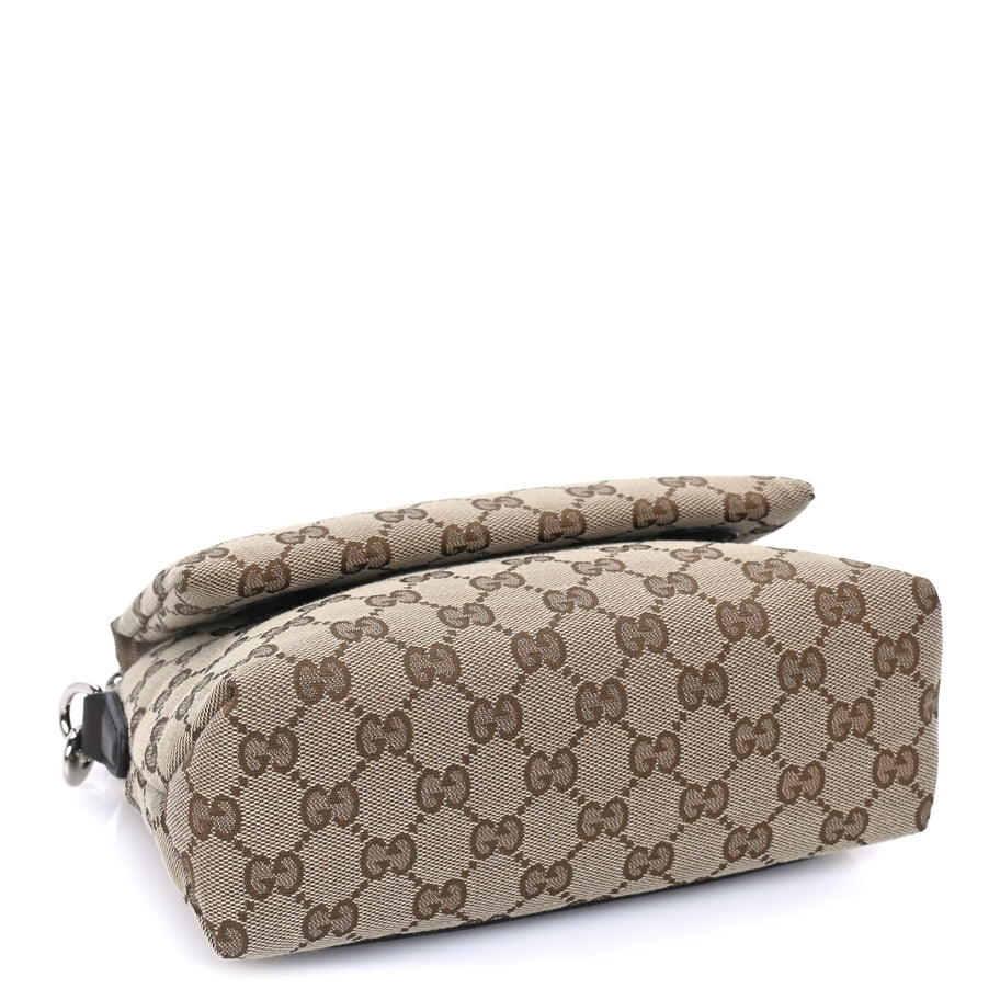 Gucci Monogram Web Small Crossbody Bag Beige Ebony Image 3