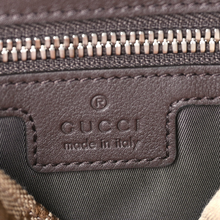 Gucci Monogram Web Small Crossbody Bag Beige Ebony Image 5