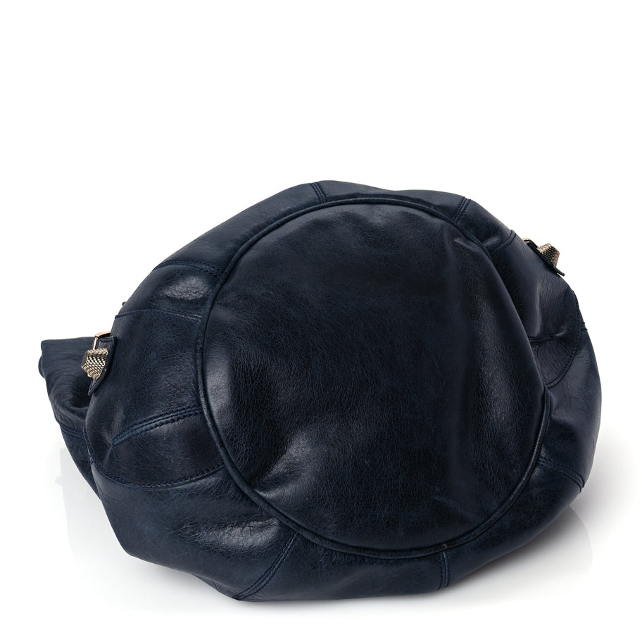 Balenciaga Agneau Giant 21 Rose Gold Hardware Pompon Marine Image 3