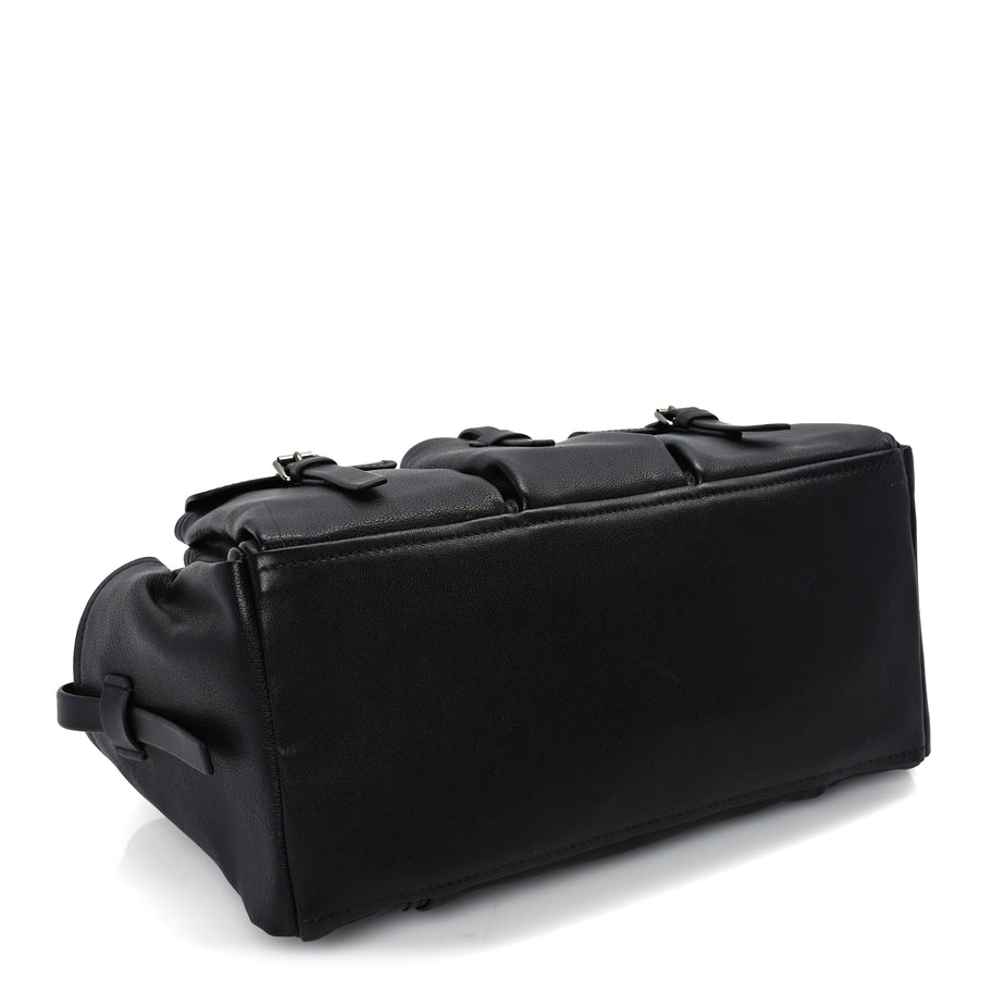 Prada Bufalo Large Route Tote Bag  Black Image 3