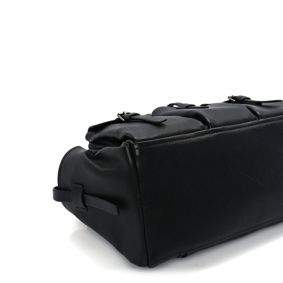 Prada Bufalo Large Route Tote Bag  Black Image 7