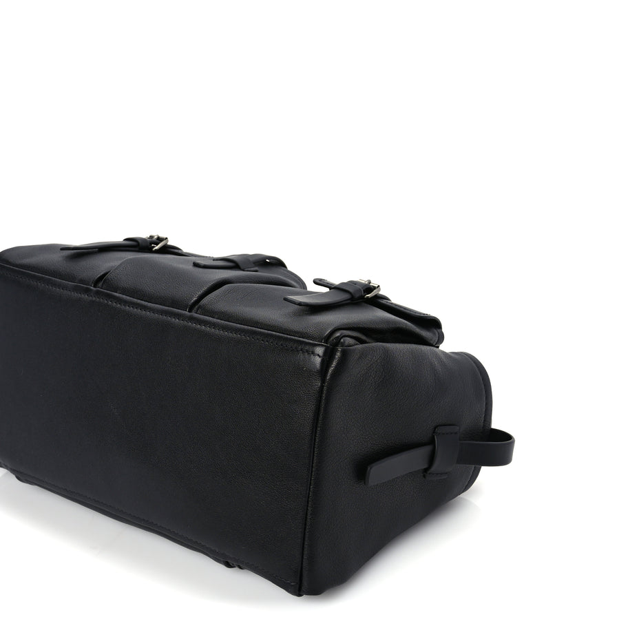 Prada Bufalo Large Route Tote Bag  Black Image 8