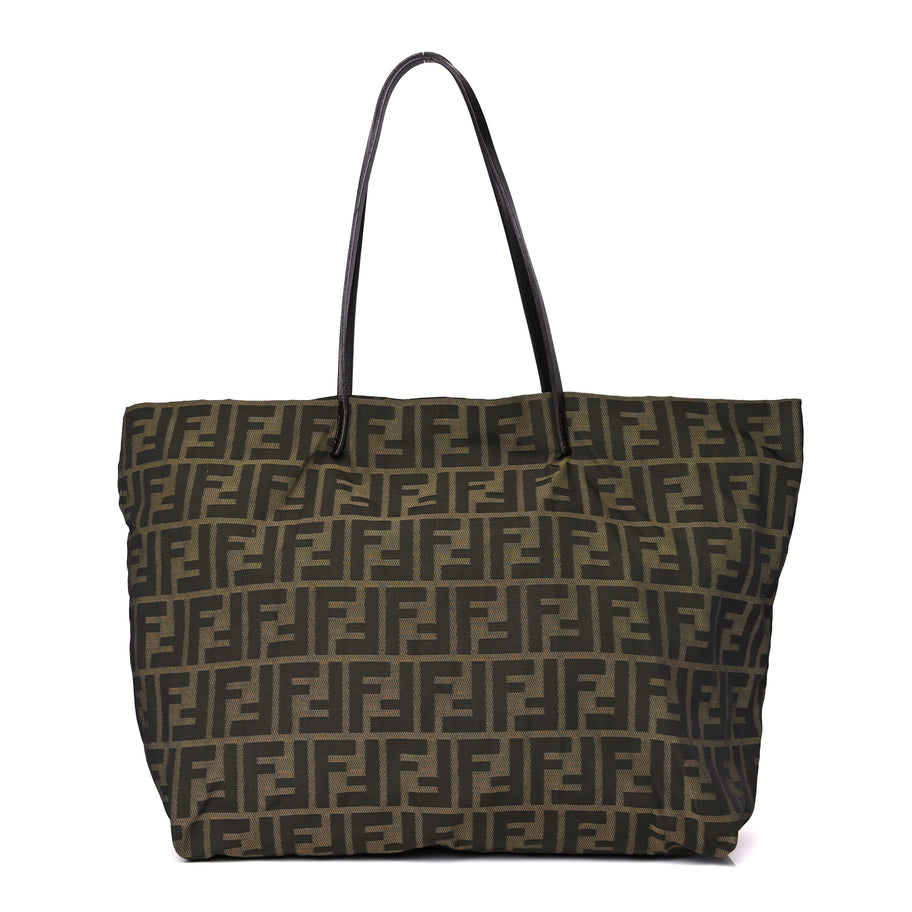 Fendi Zucca Shopping Tote Tobacco Image 1