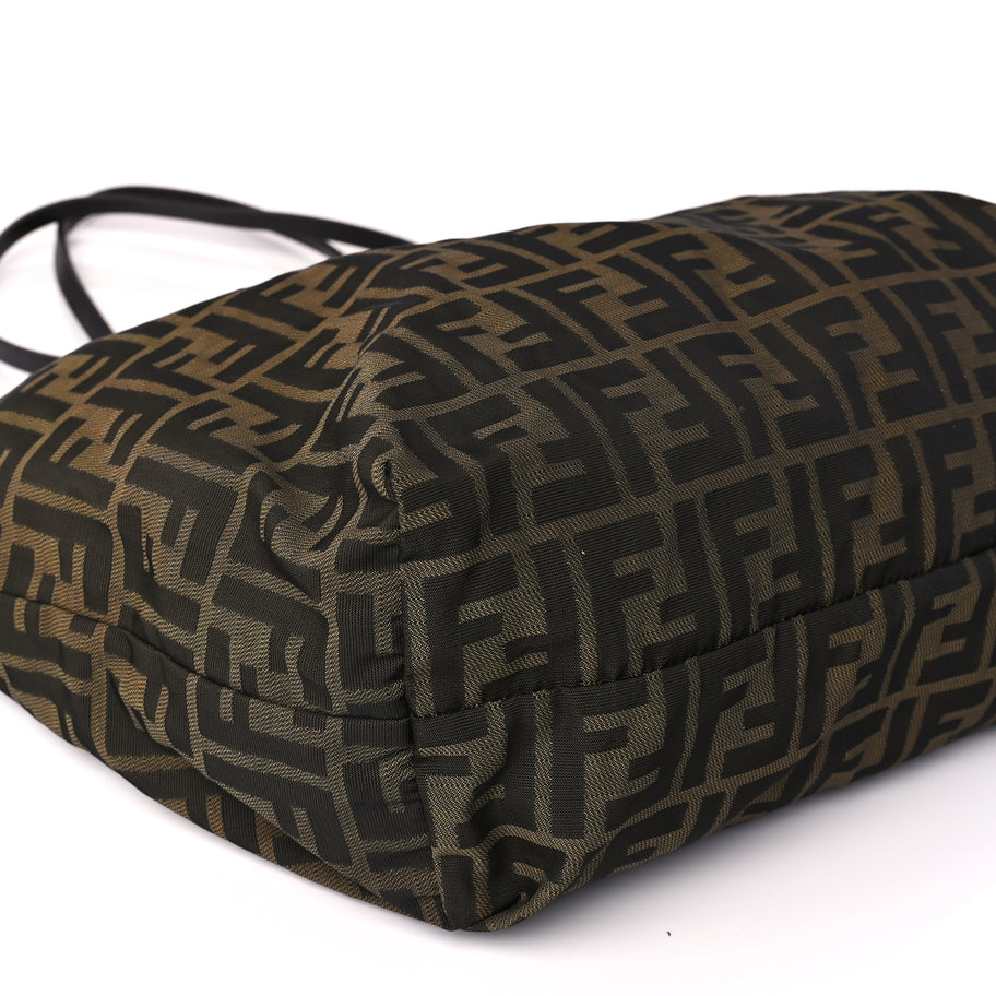 Fendi Zucca Shopping Tote Tobacco Image 6