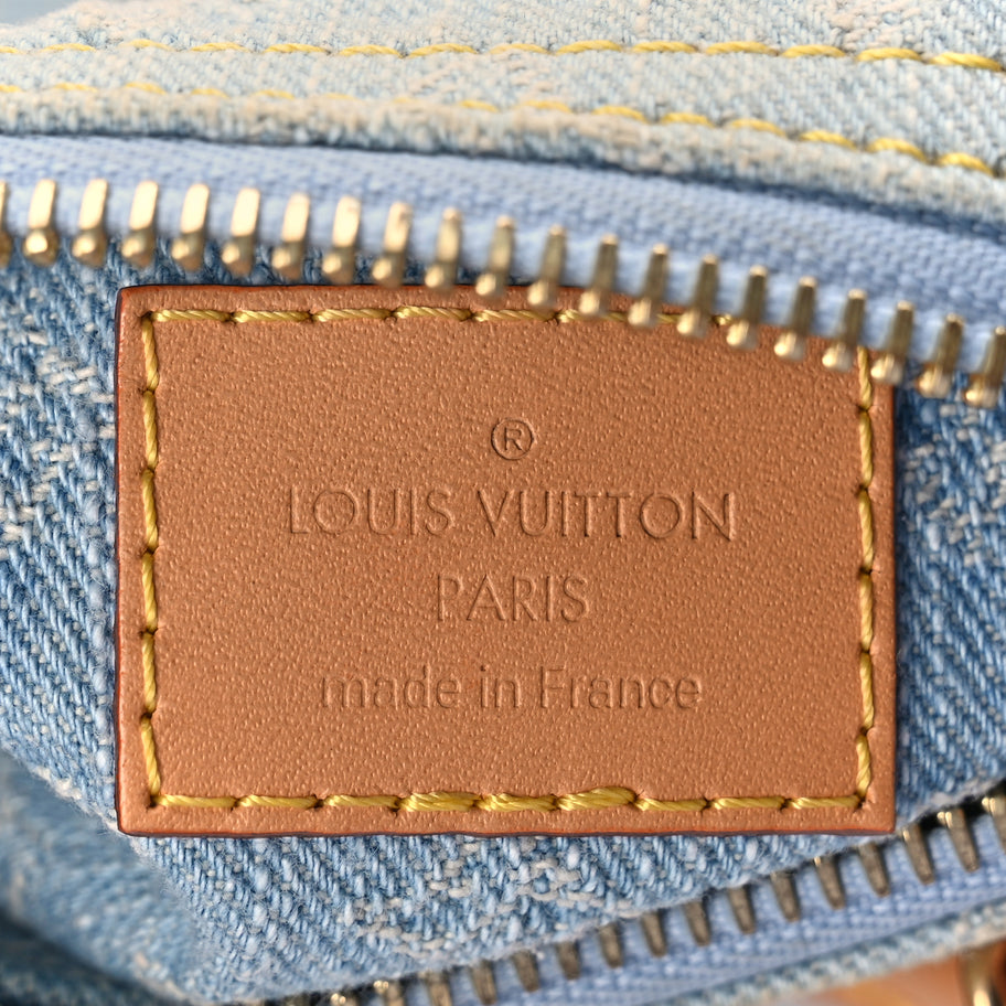 Louis Vuitton Monogram Denim Nano Speedy Sky Blue Image 5