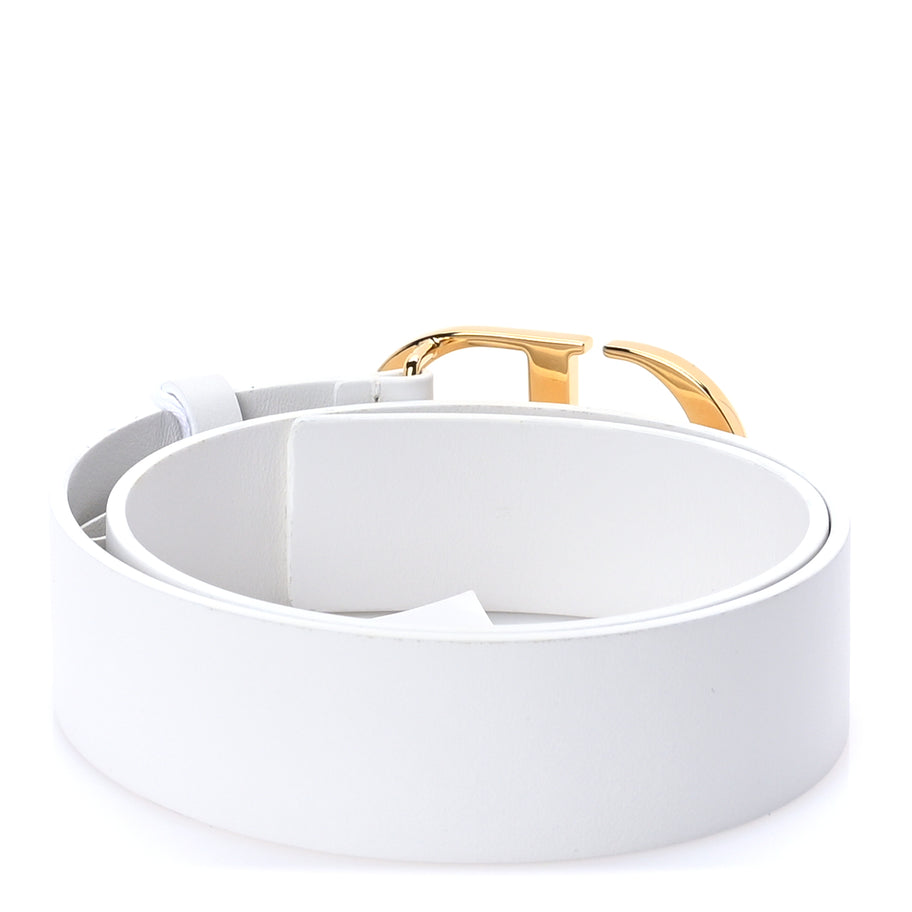 Christian Dior Calfskin 30 Montaigne 70 28 Belt White Image 2