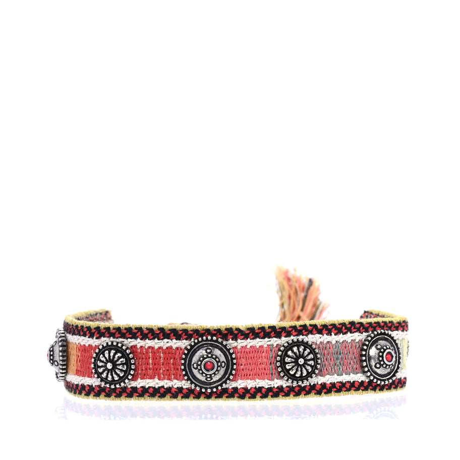 Christian Dior Woven Cotton J'Adior Friendship Studded Bracelet Set Multicolor Image 3