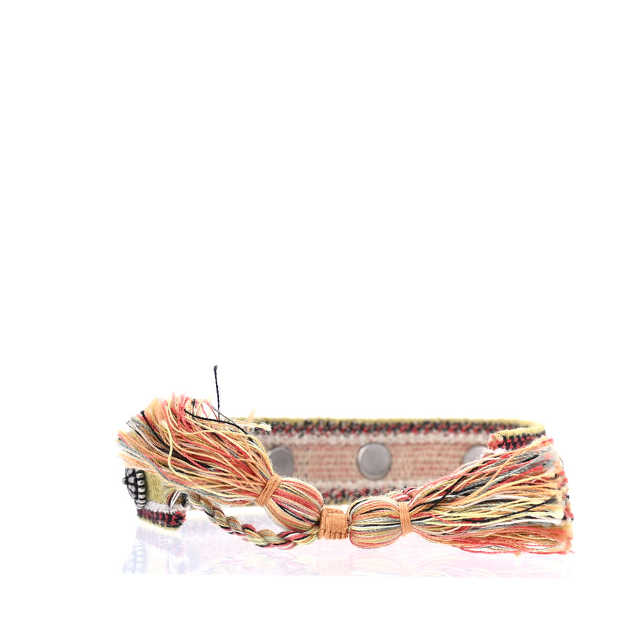 Christian Dior Woven Cotton J'Adior Friendship Studded Bracelet Set Multicolor Image 4