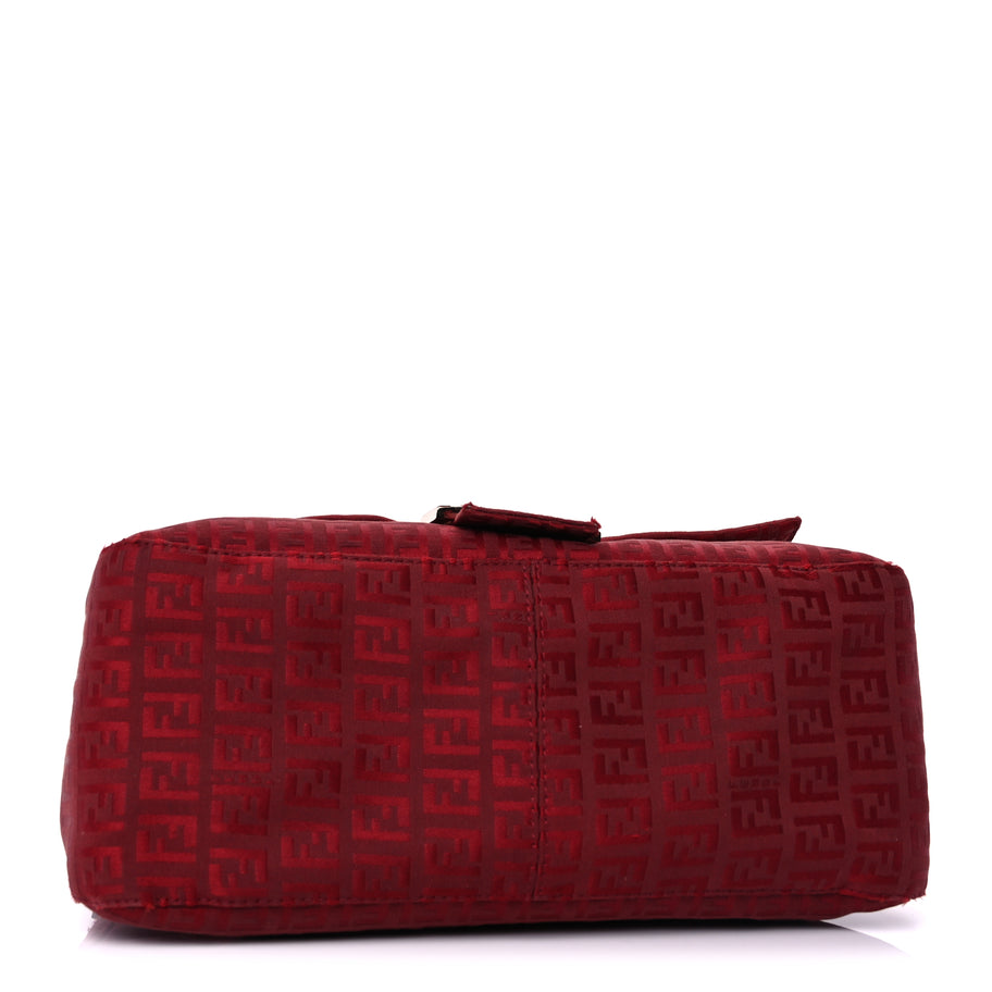 Fendi Zucchino Mama Baguette Bordeaux Rubino Image 3