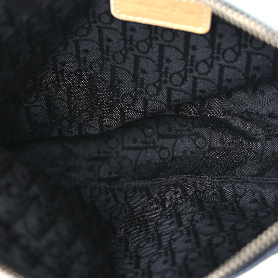 Christian Dior Canvas Camouflage Mini Saddle Pochette Blue Image 4