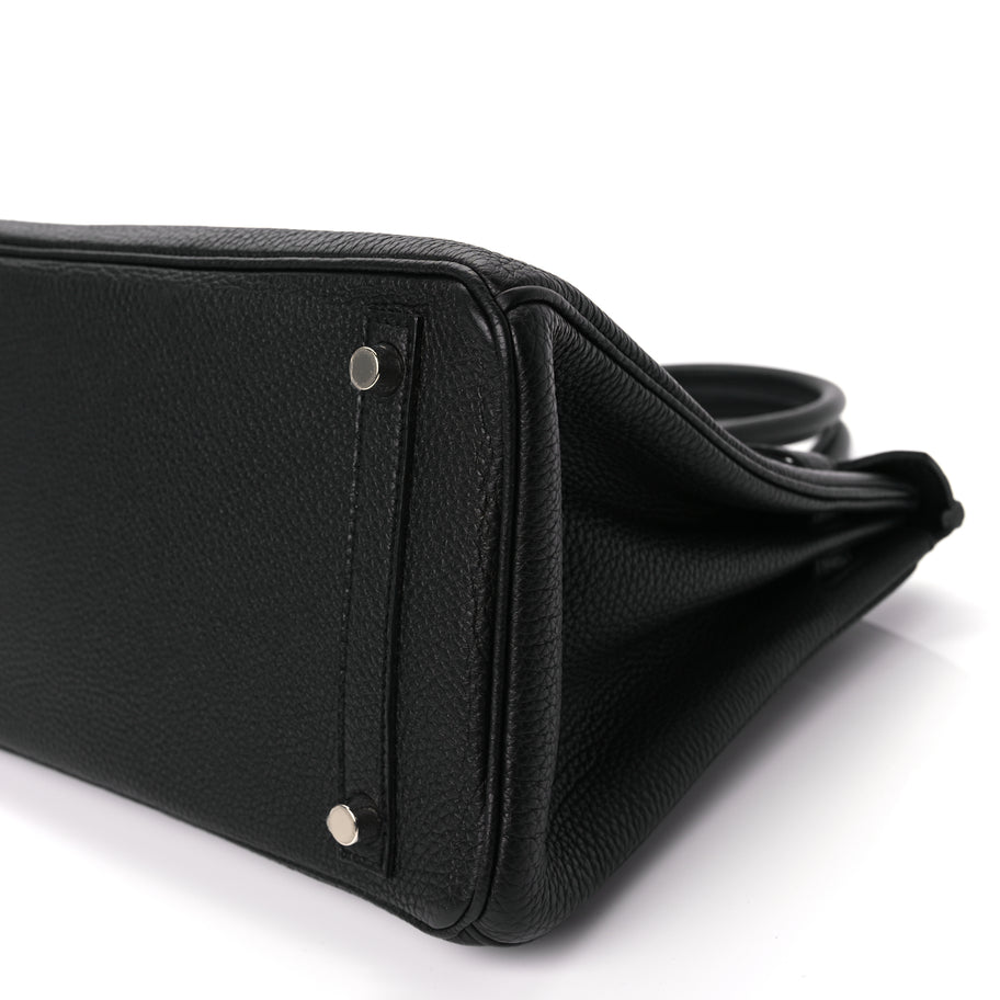 Hermes Togo Birkin 30 Black Image 9