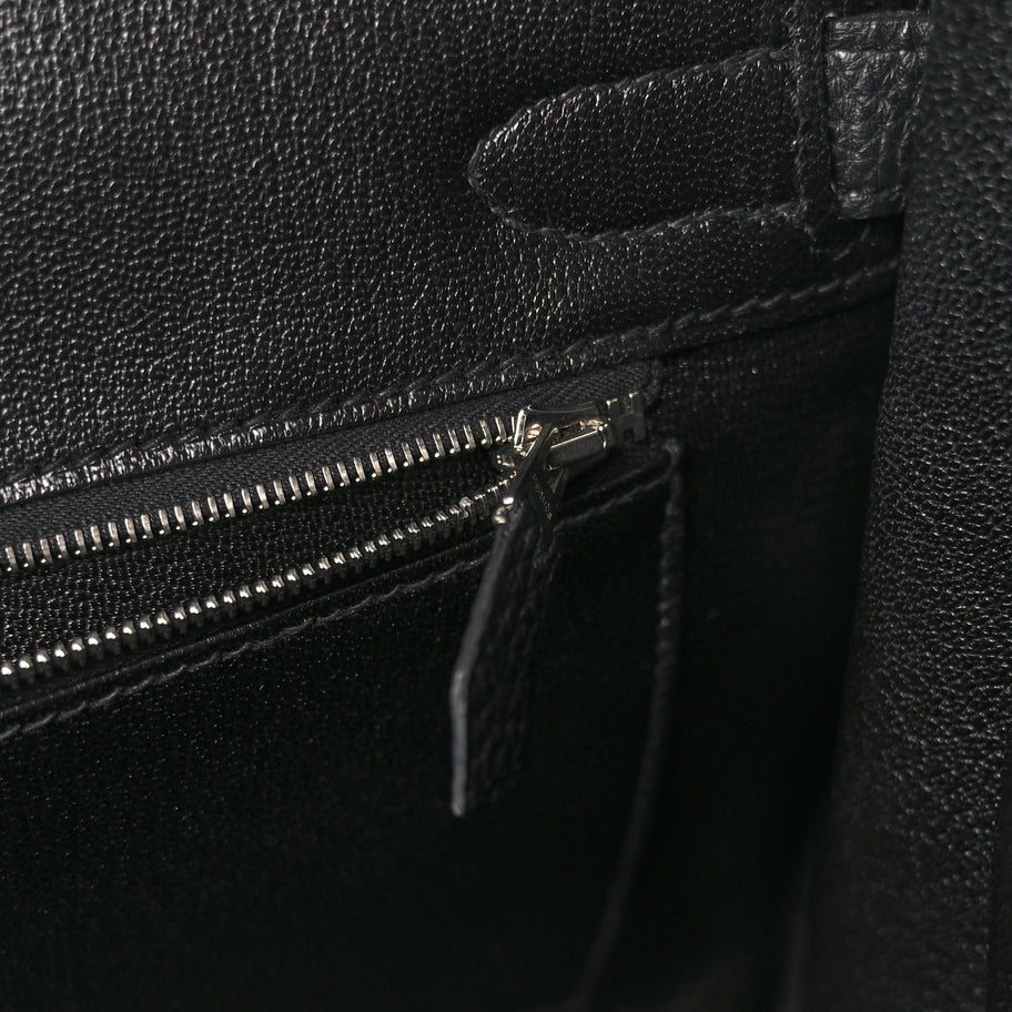 Hermes Togo Birkin 30 Black Image 10