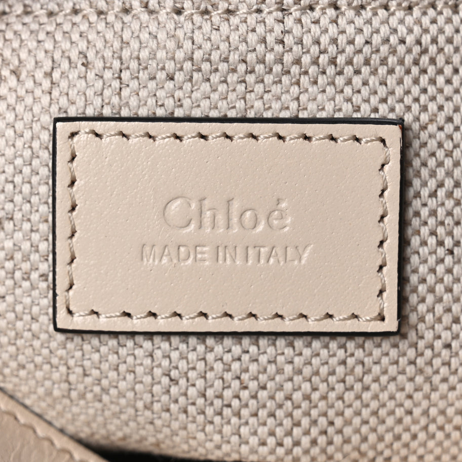 Chloe  Shiny Calfskin Medium Double Carry Camera Bag Sweet Beige Image 5