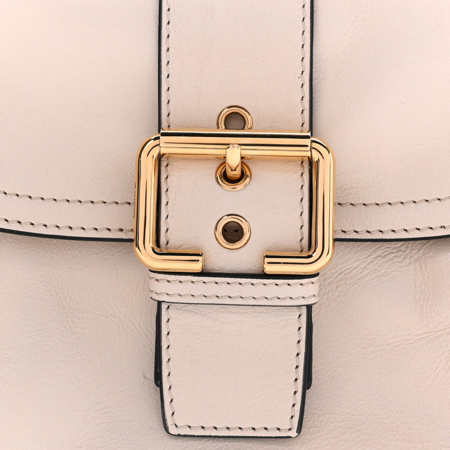 Chloe  Shiny Calfskin Medium Double Carry Camera Bag Sweet Beige Image 6