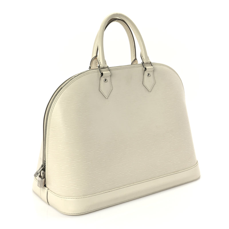  Louis Vuitton Epi Alma GM Ivory