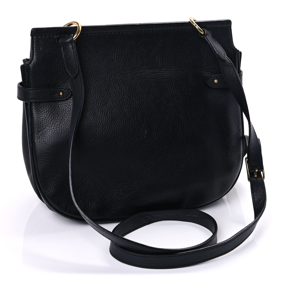 Mulberry Small Classic Grain Calfskin Small Amberley Satchel  Black Image 2