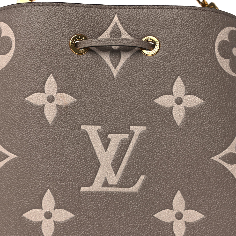 Louis Vuitton Empreinte Monogram Giant Neonoe MM Tourterelle Creme Image 7