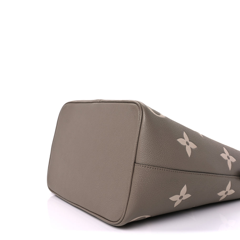 Louis Vuitton Empreinte Monogram Giant Neonoe MM Tourterelle Creme Image 9
