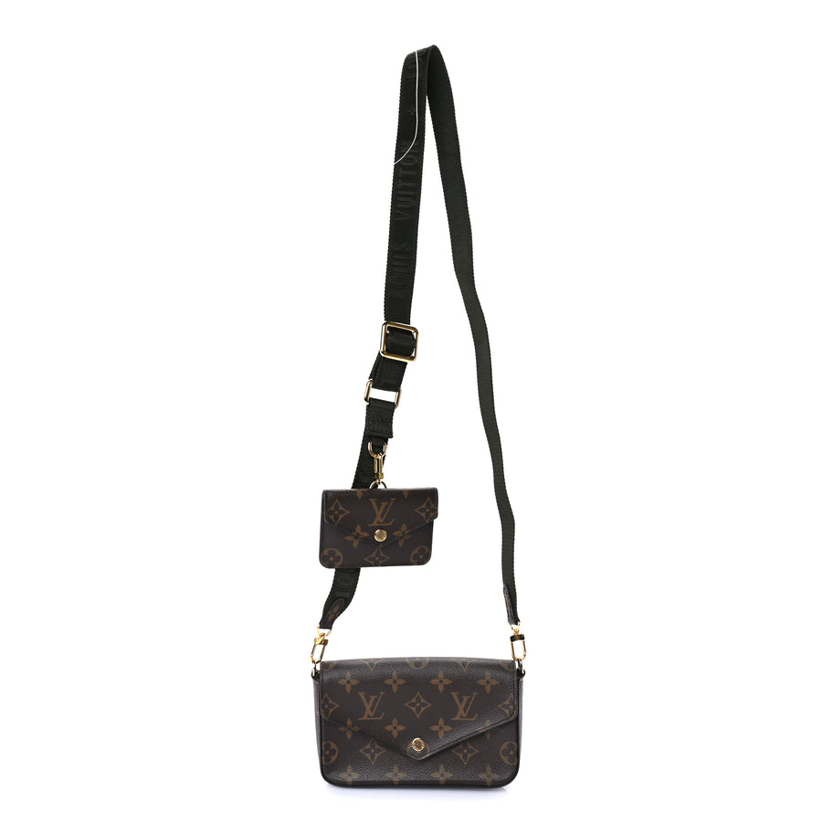 Louis Vuitton Monogram Felicie Strap & Go  Kaki Image 1