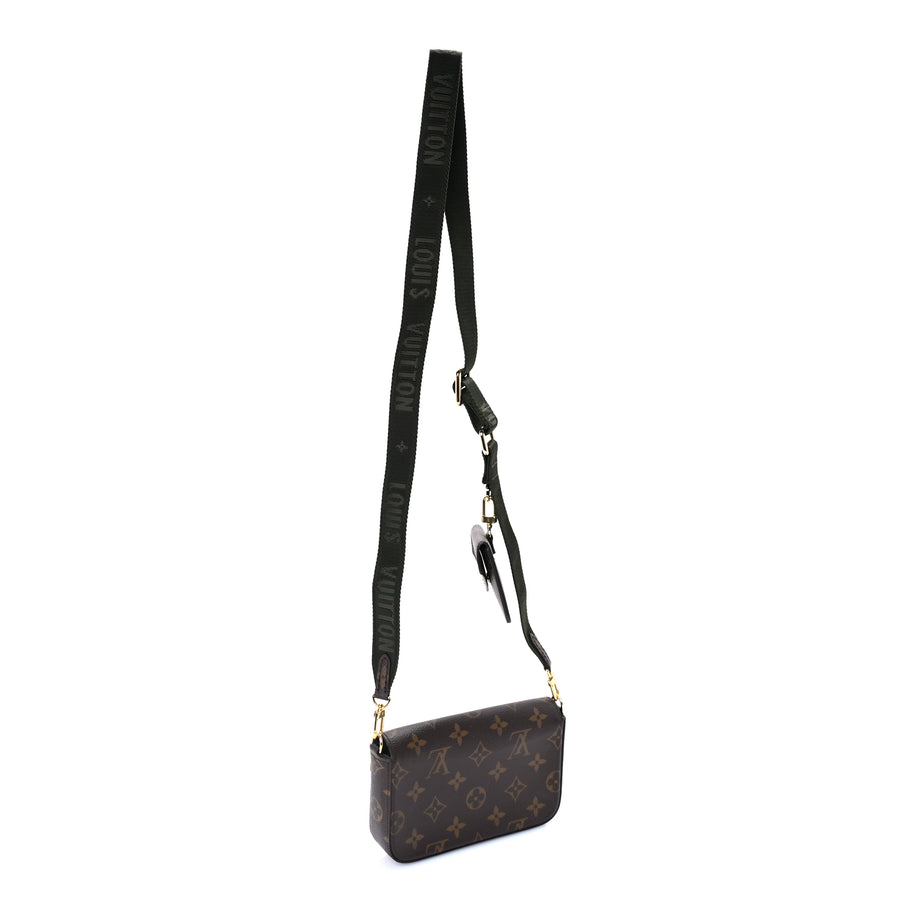 Louis Vuitton Monogram Felicie Strap & Go  Kaki Image 2