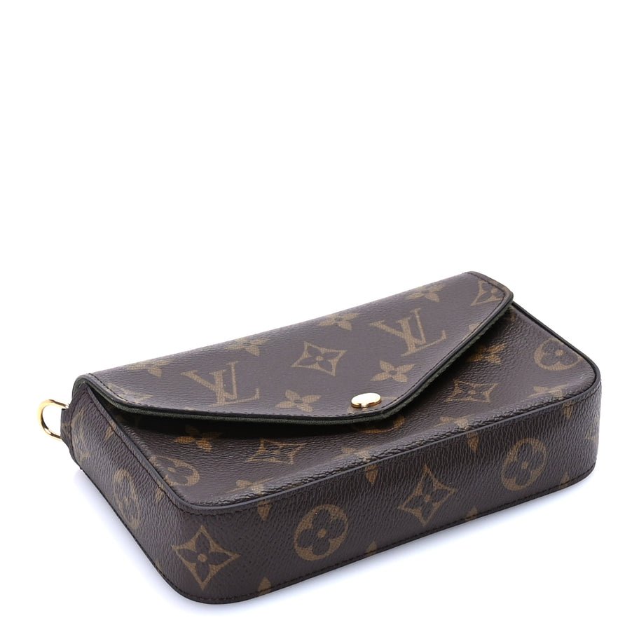 Louis Vuitton Monogram Felicie Strap & Go  Kaki Image 3
