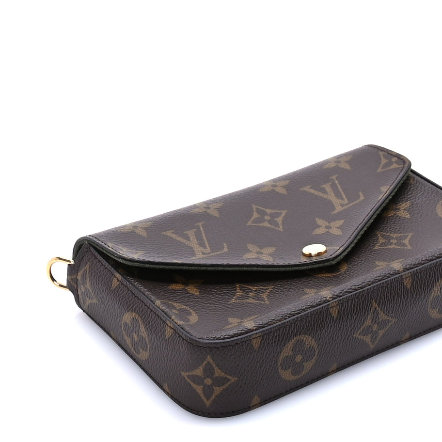 Louis Vuitton Monogram Felicie Strap & Go  Kaki Image 7