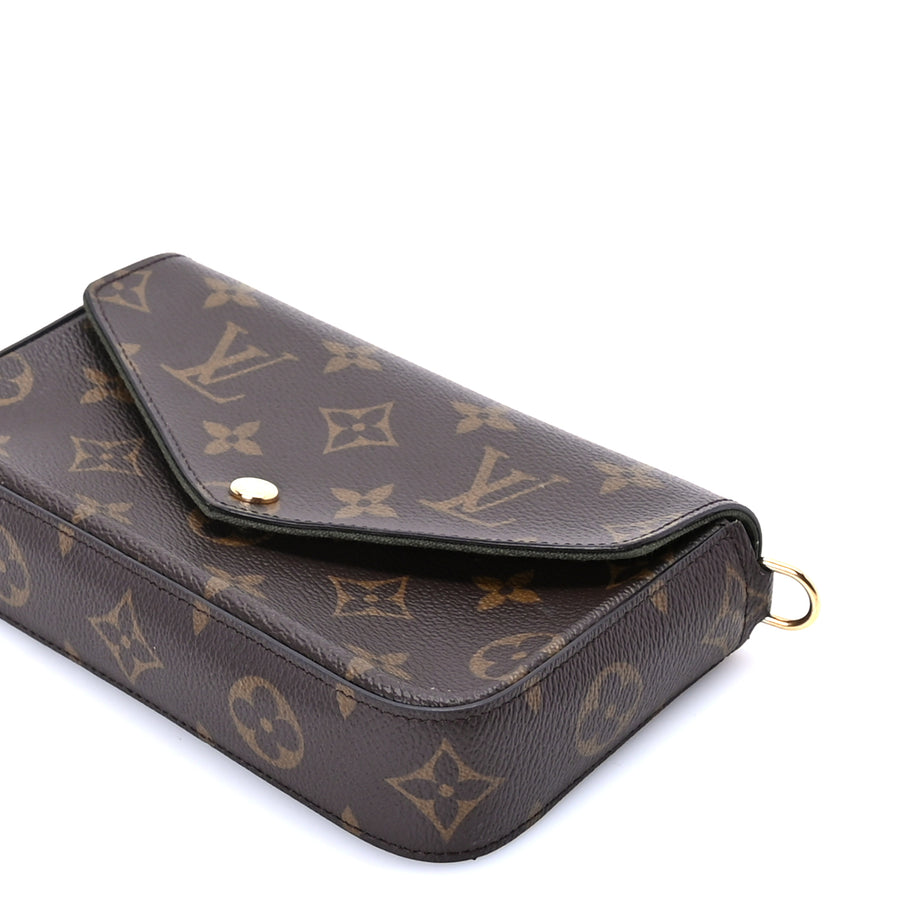 Louis Vuitton Monogram Felicie Strap & Go  Kaki Image 8