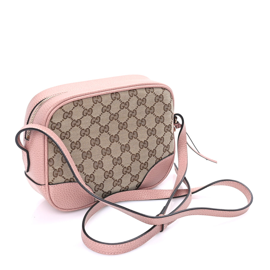 Gucci Monogram Mini Bree Messenger Bag Beige Soft Pink Image 2