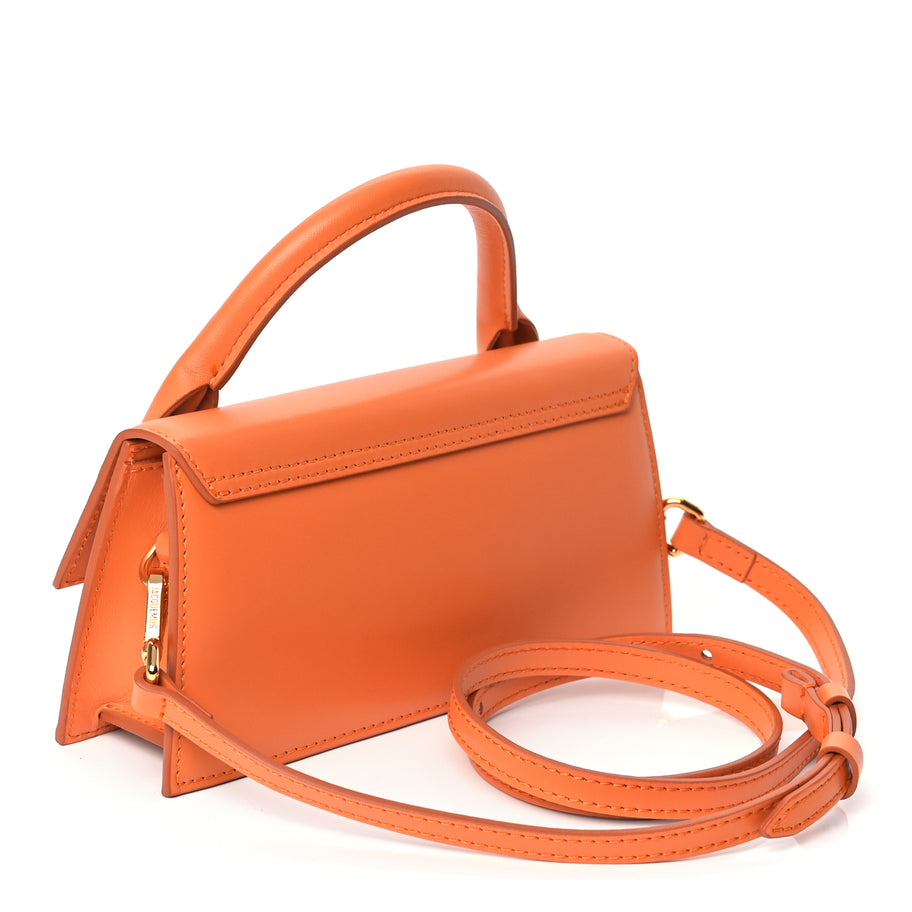 Jacquemus Smooth Calfskin Le Chiquito Long Orange Image 2