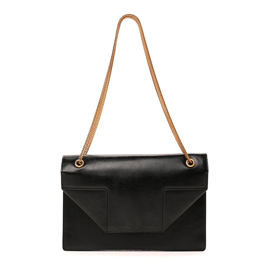 Saint Laurent Grain De Poudre Medium Classic Betty Black Image 1