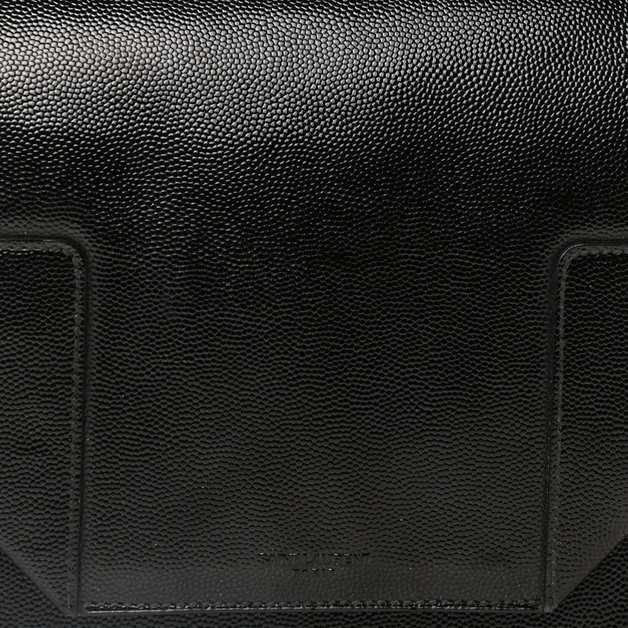 Saint Laurent Grain De Poudre Medium Classic Betty Black Image 6