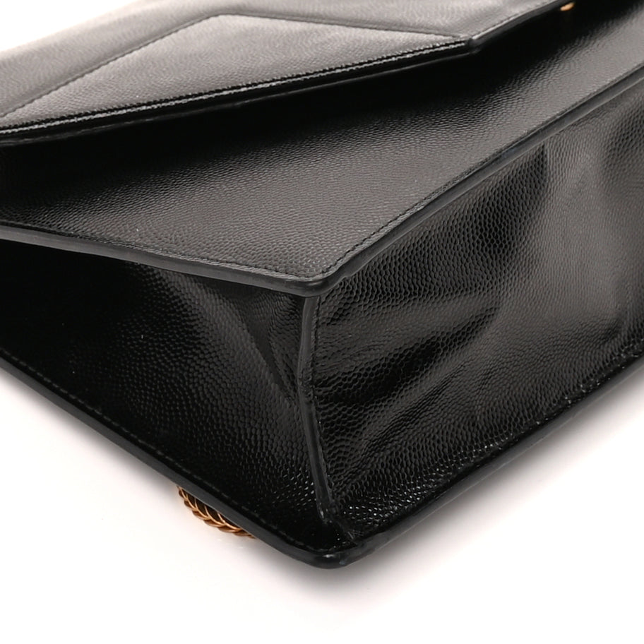 Saint Laurent Grain De Poudre Medium Classic Betty Black Image 7