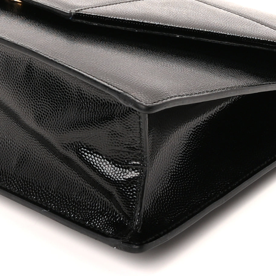 Saint Laurent Grain De Poudre Medium Classic Betty Black Image 8