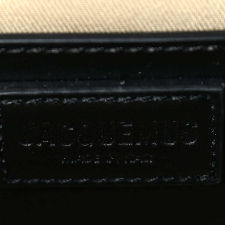 Jacquemus Smooth Calfskin Le Grand Bambino Black Image 5